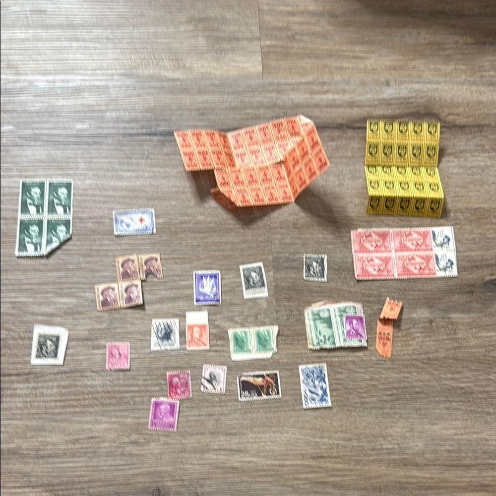 Vintage Stamp Collection Assortment